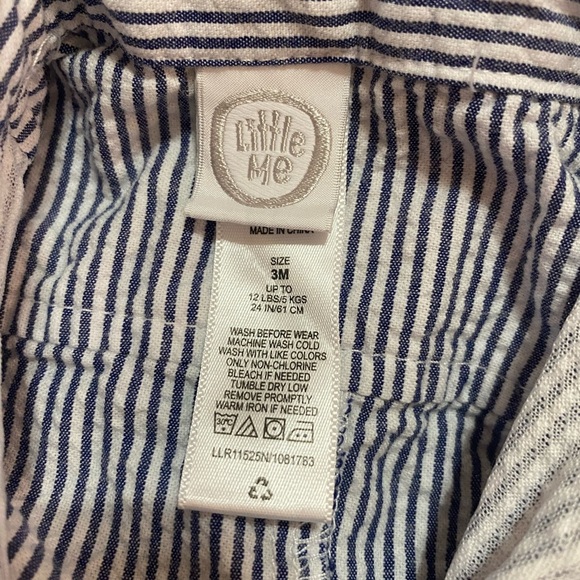 Little Me Whale Romper - Picture 7 of 7